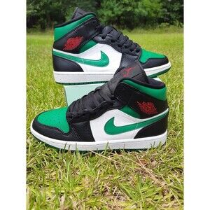 Nike Men's Air Jordan 1 Mid 'Pine Green' (2020) (554724-067) Size 8